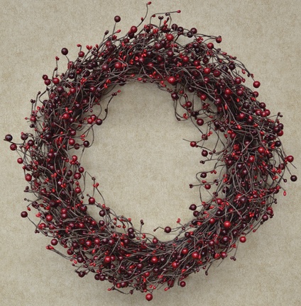 Country Berry Wreath - 20"