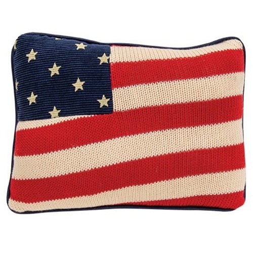 Small American Flag Pillow
