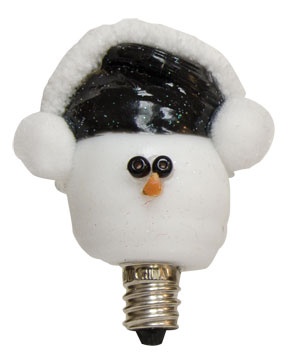 Earmuff Snowman Bulb