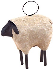 Resin Sheep Ornament