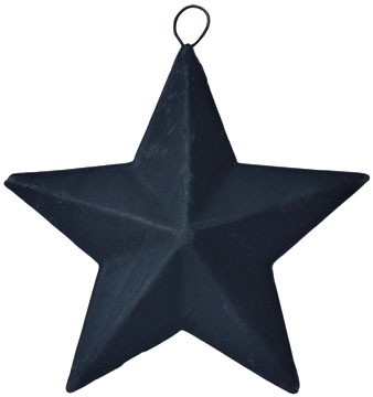 Black Mini Barn Star, 3.5"