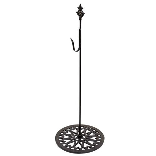 Black Metal Wreath Stand, 24" (2 Pc. Assembly)
