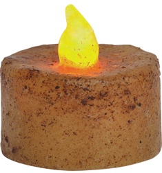 Burnt Ivory LED Tealight - Warm Ambiance with Modern Convenience
