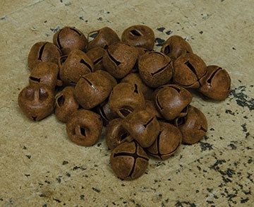 Rusty Jingle Bells - 48/Pkg, 10Mm, Perfect for Craft Projects