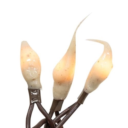 Buttermilk Silicone Teeny Lights, 35Ct - Warm Ambiance and Cozy Decor