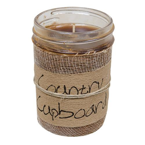Country Cupboard Jar Candle, 8Oz - Rustic Charm and Warm Ambiance