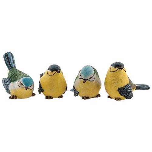 Mini Resin Bird, 4 Asstd