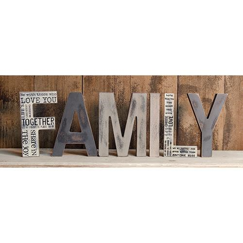 6/Set Family Letters - A Touch of Warmth and Personality for Your Home