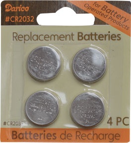4/Pkg, Cr2032 Batteries for Reliable Power and Convenience