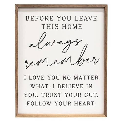 Always Remember Framed Print, 16x20