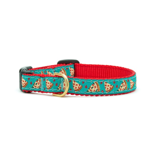 Pizza Lover Small Breed Dog Collar - Up Country