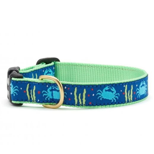 Crab Dog Collar Large (Fits Necks 15" - 21") / Wide (1")