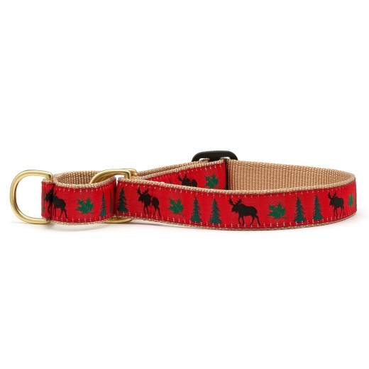 Up Country Moose Martingale Collars - Stylish, Durable, and Safe Dog Collars for Walking and Training