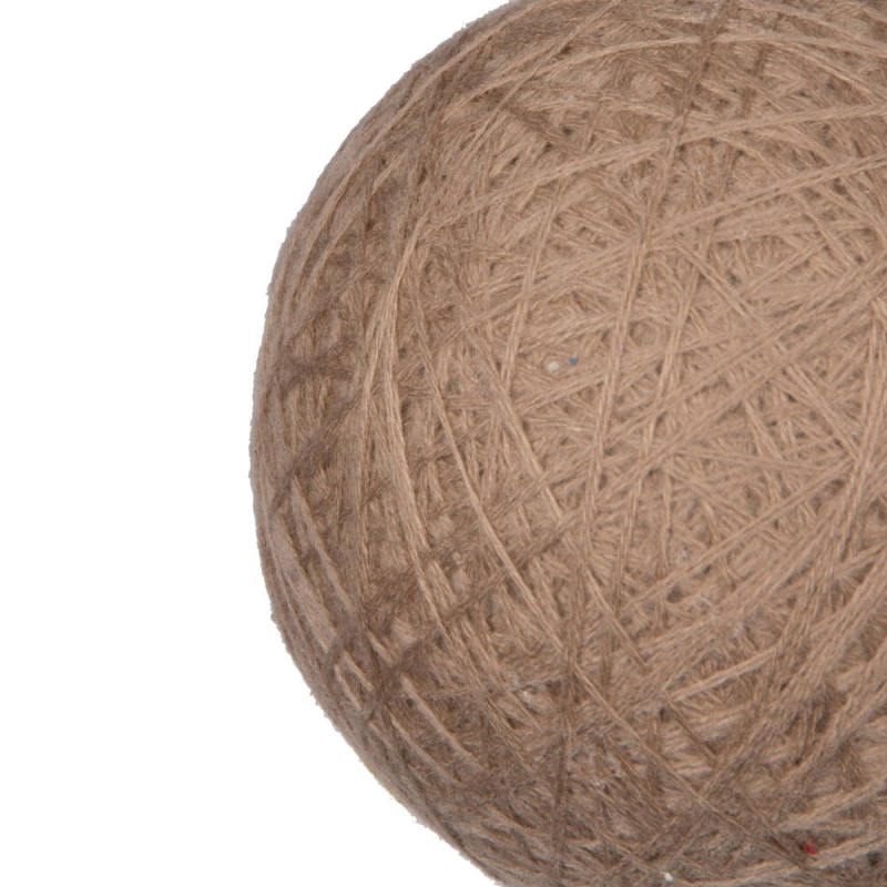 5" Natural Wool String Wrapped Ball 2/Bg