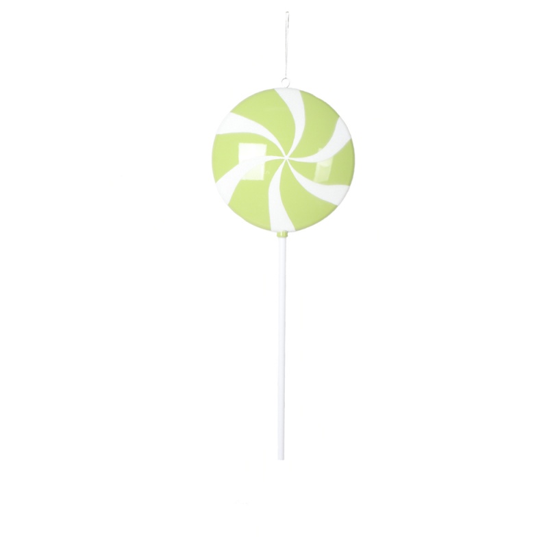 26" Lime Flat Lollipop