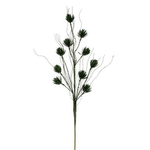 30" Juniper Mini Flower Glitter Spray 6/Bg