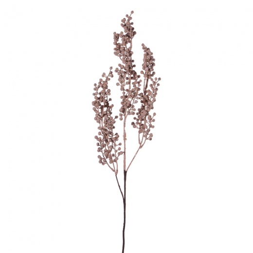 25" Lt Brown Wild Berry Spray 2/Bag - Artificial Floral Decor