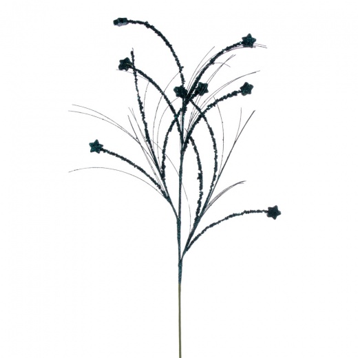 36" Sea Blue Mini Star Glttr Spray 6/Bag