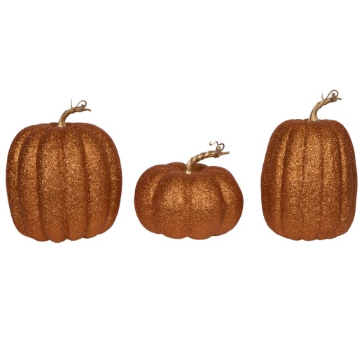 8" Orange Pumpkins Assorted Set Of 3 - Buy Online Today!