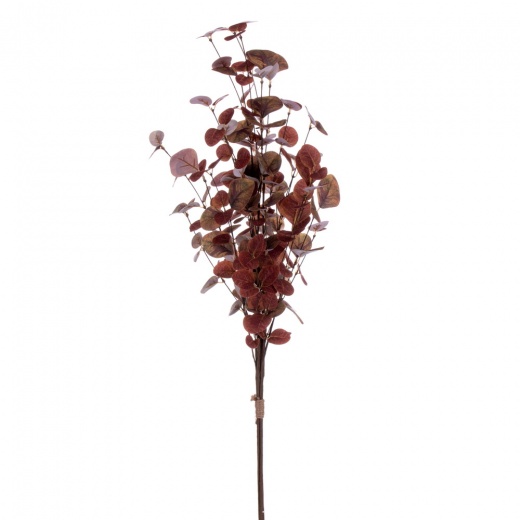 32" Brown Green Eastern Redbud Spray - Lifelike Artificial Leaf Spray