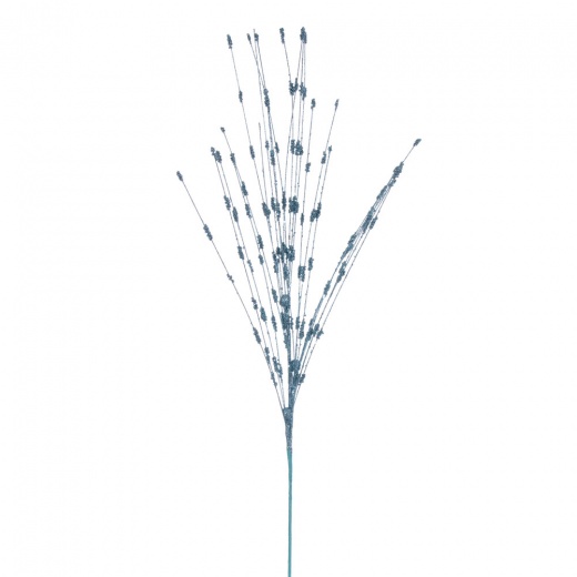 36" Baby Blue Berry Glitr Spray