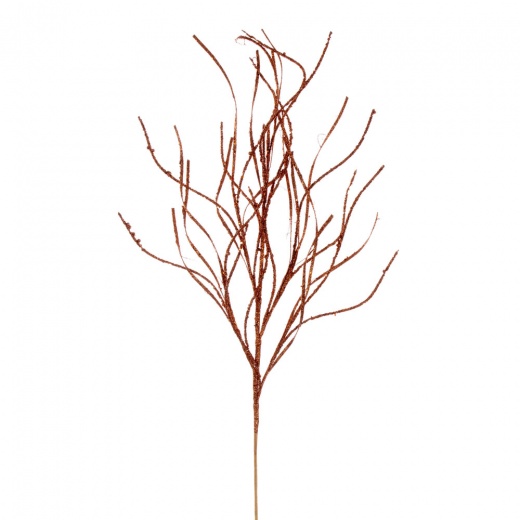 40" Copper Berry Wavy Glitter Spray 4/Bg