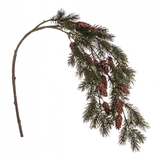 39" Cedar With Cone Spray 2/Bag - Artificial Cedar Arrangement