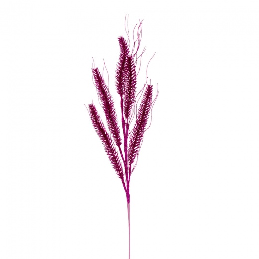 30" Hot Pink Wheat Glitter Spray 6/Bg