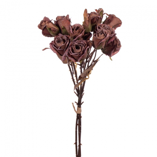 16.5" Light Orange Rose Bundle