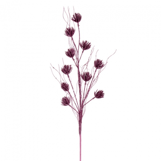 Vickerman 30" Pink Mini Flower Glitter Spray 6/Bg