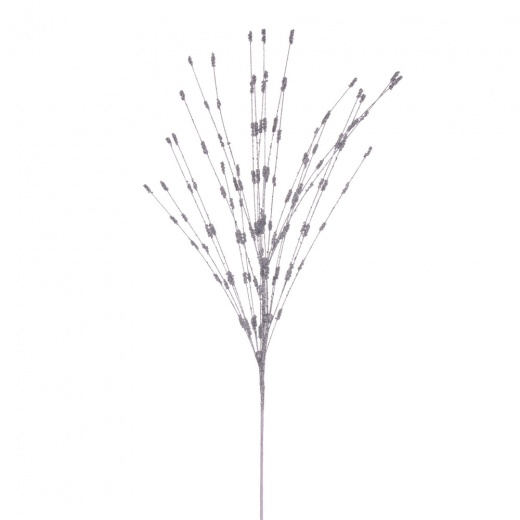 36" Silver Berry Glitr Spray 6/Bg