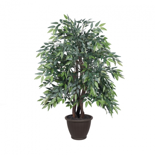 4' Green Smilax Extra Full Artificial Bush