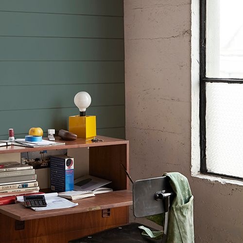 Timeline Shiplap Smooth Sage Wood Wall Paneling