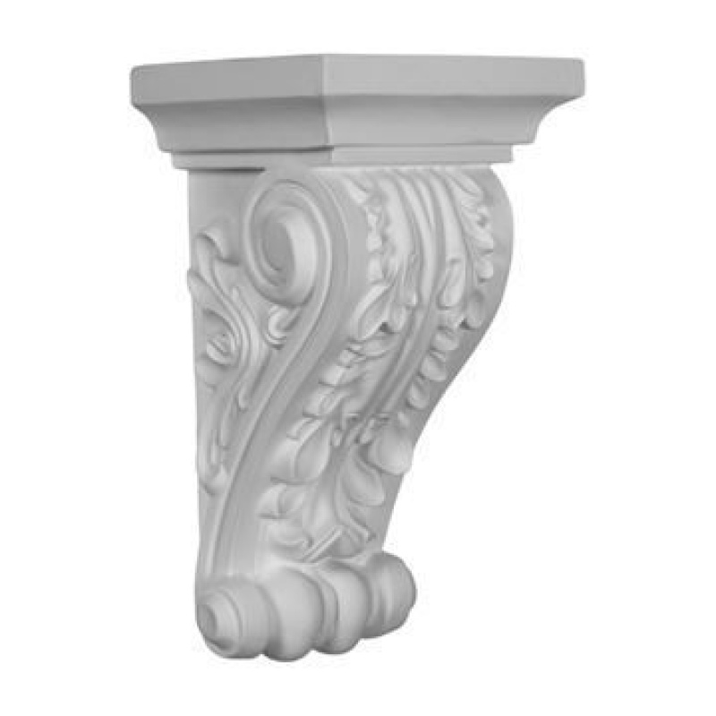 Restorers Architectural Acanthus 10 5/8 Inch Urethane Corbel