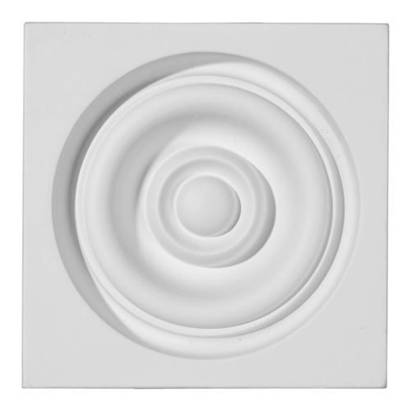 Restorers Architectural Reece Bullseye Urethane Plinth Block
