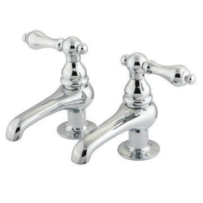 Restorers Restoration Basin Cock Faucet - Metal Lever