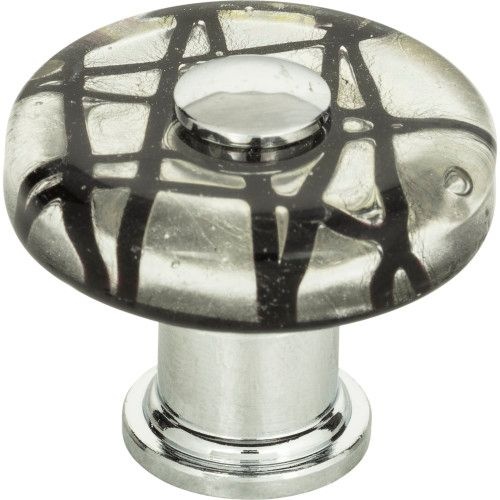 Eclipse Glass Round Knob
