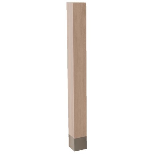 Designs Of Distinction 4" X 42 1/4" Square Column - Satin Stainless