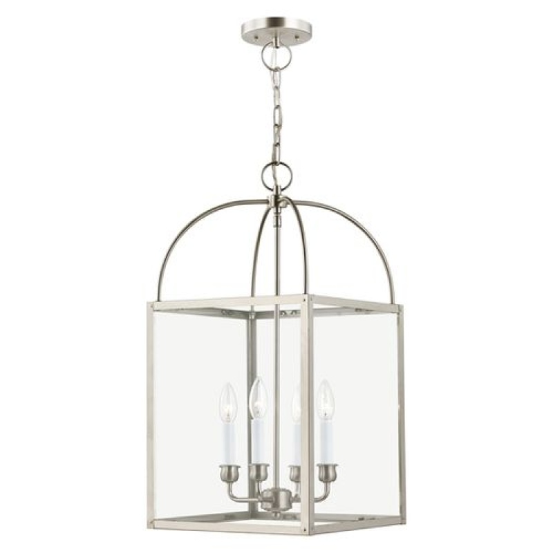Livex Lighting Milford 4-Light Lantern Chandelier