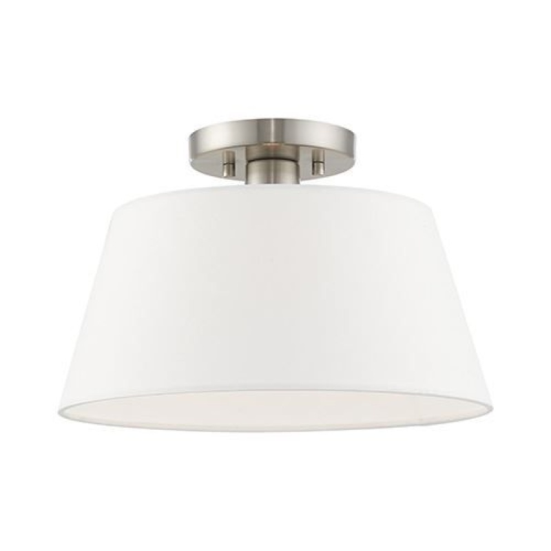 Livex Lighting Belclaire Ceiling Mount Light - Off White