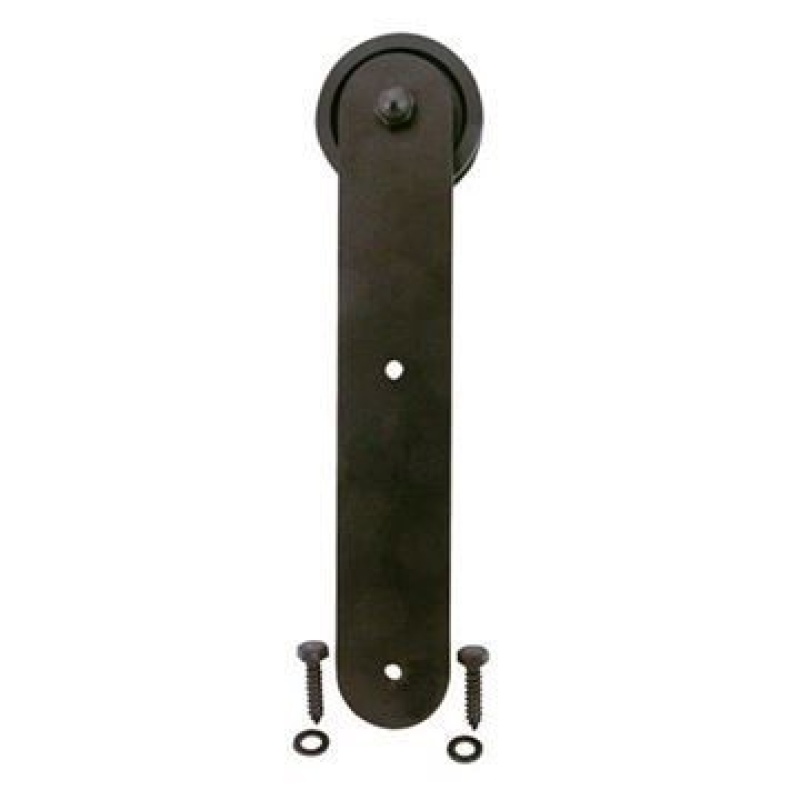 Quiet Glide Stick Strap Roller For Flat Track Rail - 3 Inch Wheel