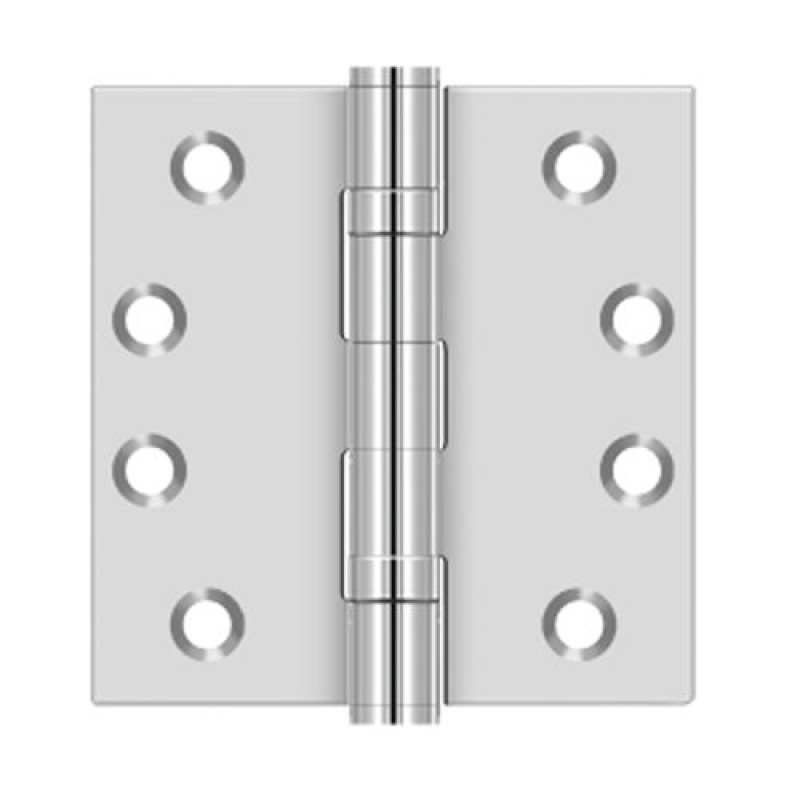Deltana 4 Inch Square Stainless Steel Ball Bearing Hinge