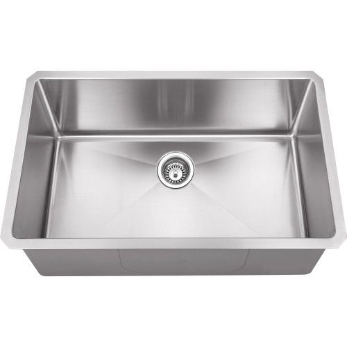 30 Inch Handmade Stainless Single Bowl Kitchen Sink