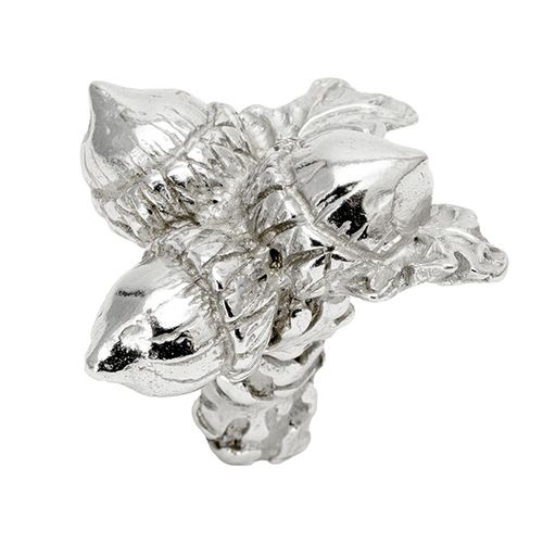 Carpe Diem Triple Acorn & Oak Leaf Large Cabinet Knob