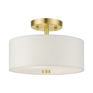 Livex Lighting Meridian 11 Inch Semi Flush Light