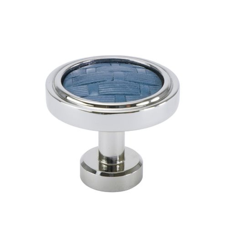 Carpe Diem Spectra Weaves Chrome And Blue Titanium Knob