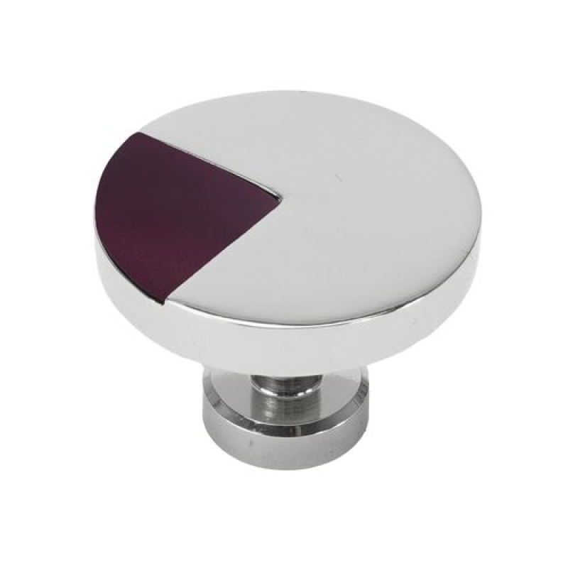 Carpe Diem Spectra Chrome and Black Cherry Knob