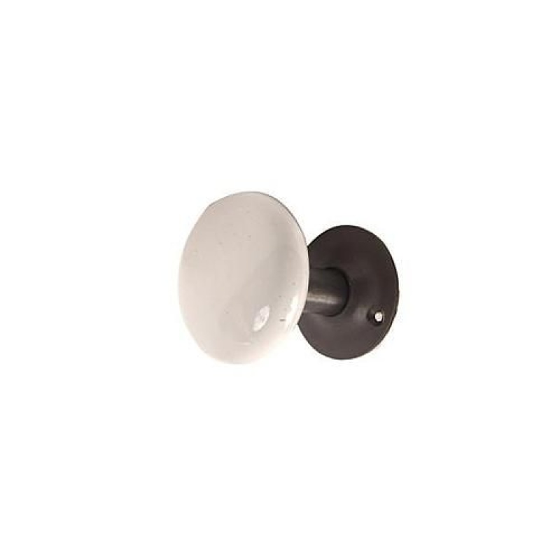 Restorers Porcelain Knob Set With Rosettes And Spindle