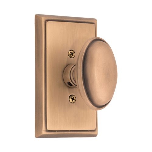 Brass Accents Small Quaker Interior Door Set With Windsor Knobs