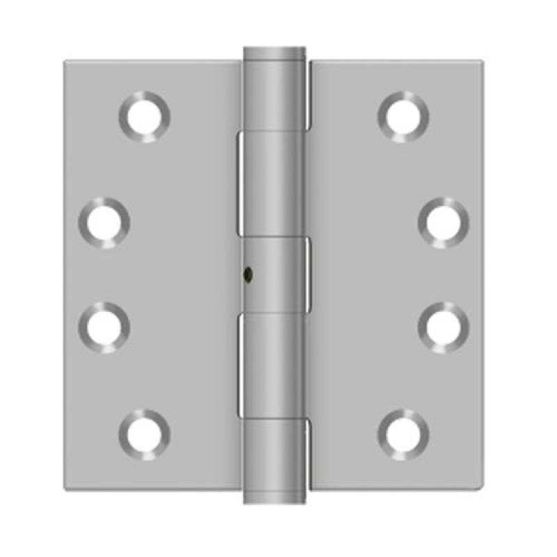 Deltana 4 Inch Square Stainless Steel Hinge - Non Removeable Pin